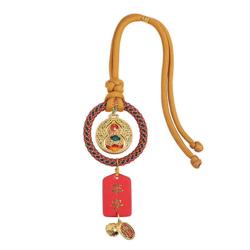 Gourd Fu Character Car Hanging Decoration for Protection