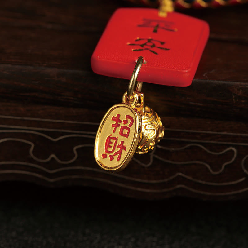 Gourd Fu Character Car Hanging Decoration for Protection