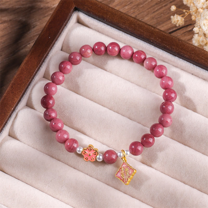 6mm Rhodonite Loving Energy Spiritual Bracelet