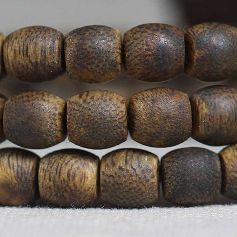 6mm Hainan Green Qinan Agarwood 108 Mala Beads Bracelet