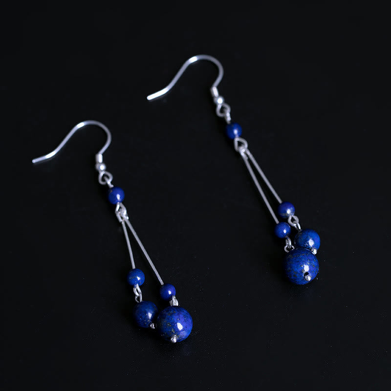 Lazurite Sterling Silver Serenity Drop Earrings