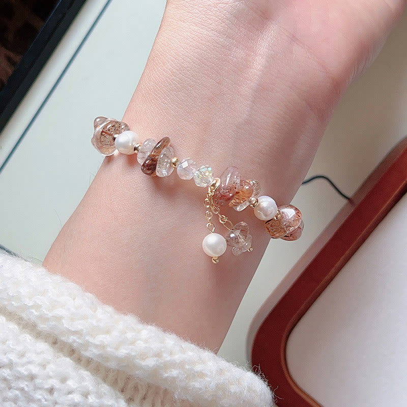 Super Seven Crystal Spiritual Healing Bracelet for Women 13-16cm