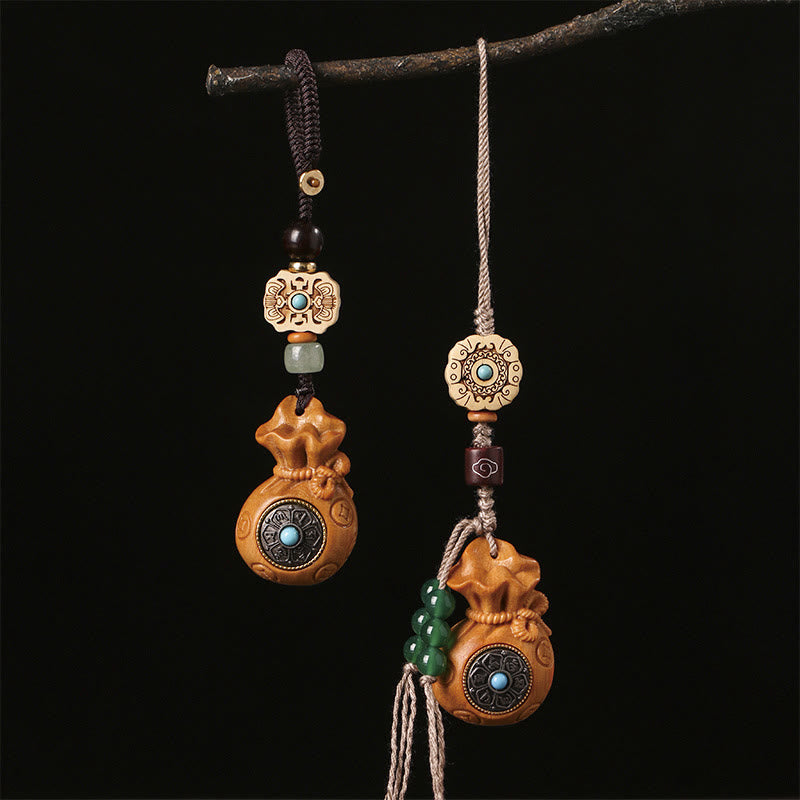 Sandalwood Om Mani Padme Hum Key Chain & Phone Hanging