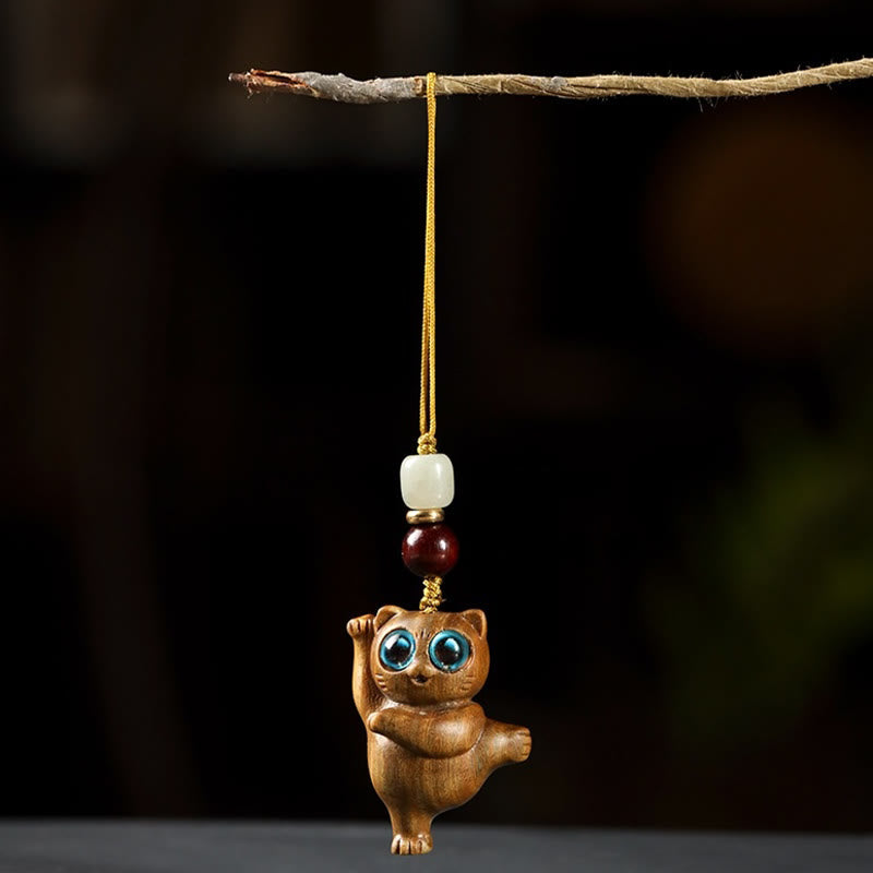 Green Sandalwood & Thuja Key Chain | Positive Energy Charm