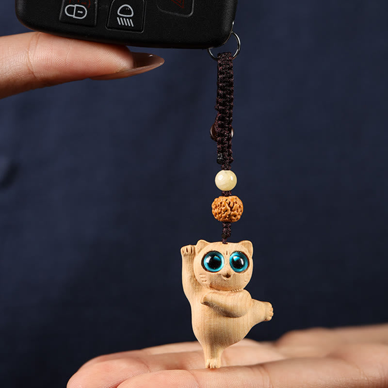 Green Sandalwood & Thuja Key Chain | Positive Energy Charm