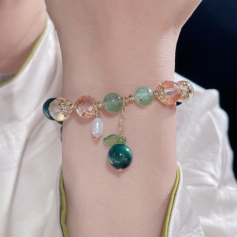 8mm Green Tiger Eye Bracelet for Women | Positive Energy