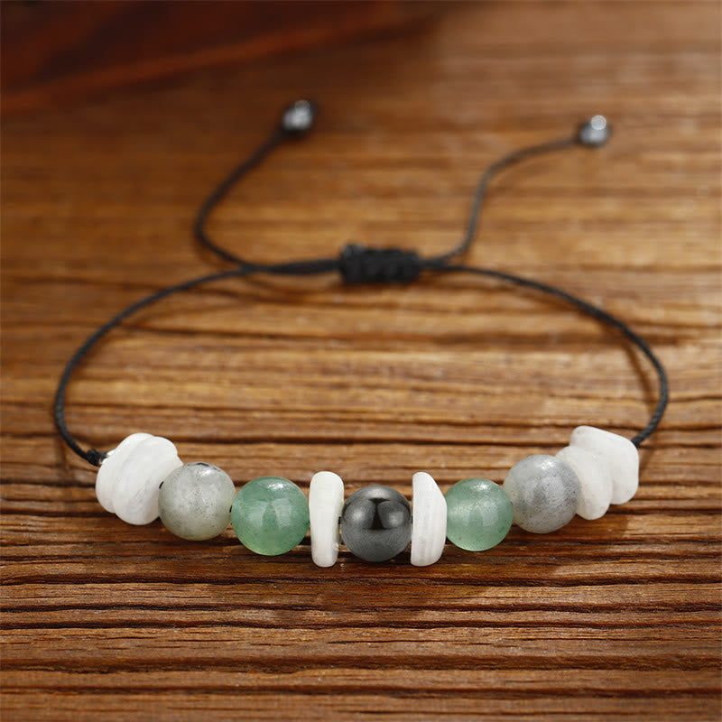 Menopause Labradorite Healing Bracelet with Moonstone & Aventurine