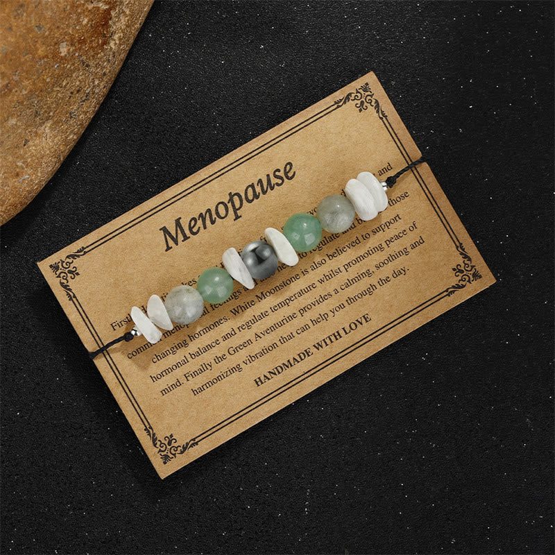 Menopause Labradorite Healing Bracelet with Moonstone & Aventurine