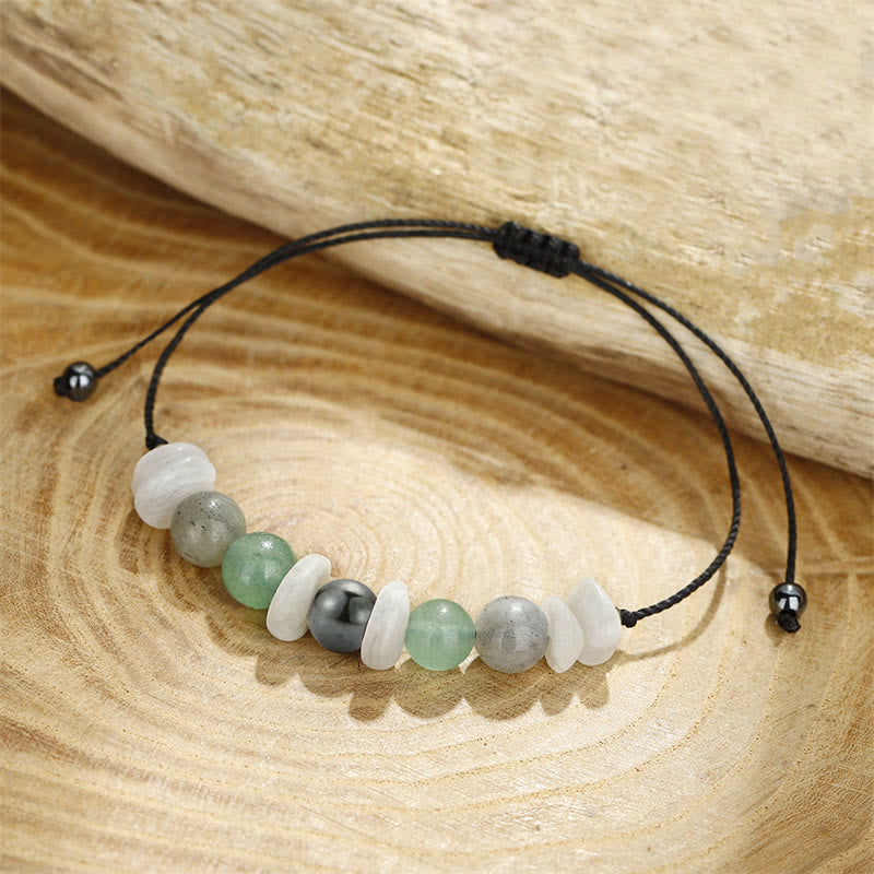 Menopause Labradorite Healing Bracelet with Moonstone & Aventurine