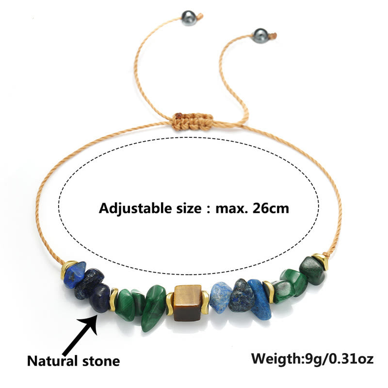 Malachite & Tiger Eye Positive Vibes Bracelet