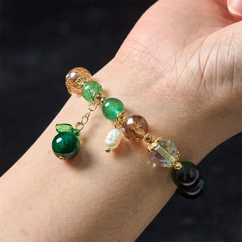 8mm Green Tiger Eye Bracelet for Women | Positive Energy