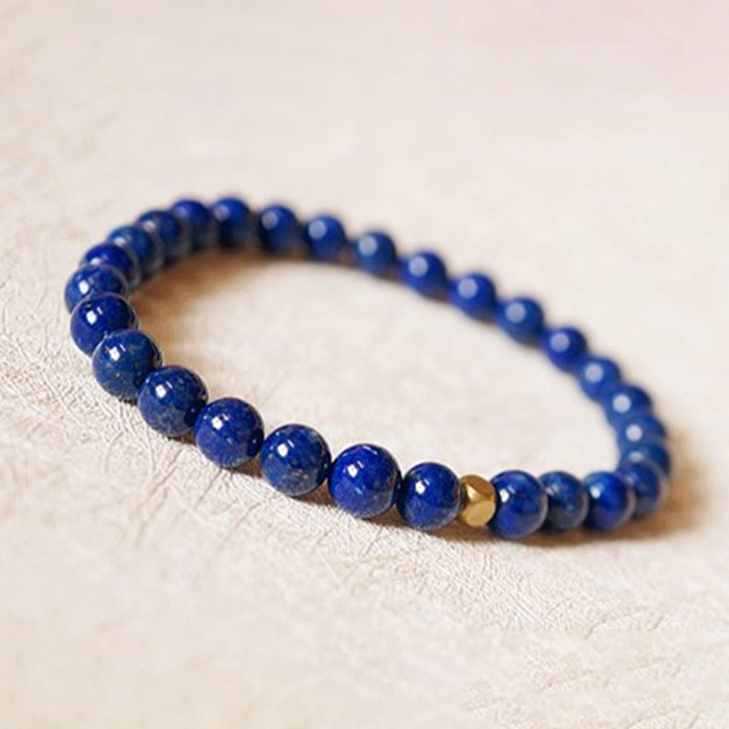 4mm Lazurite Bracelet for Self Care Practice