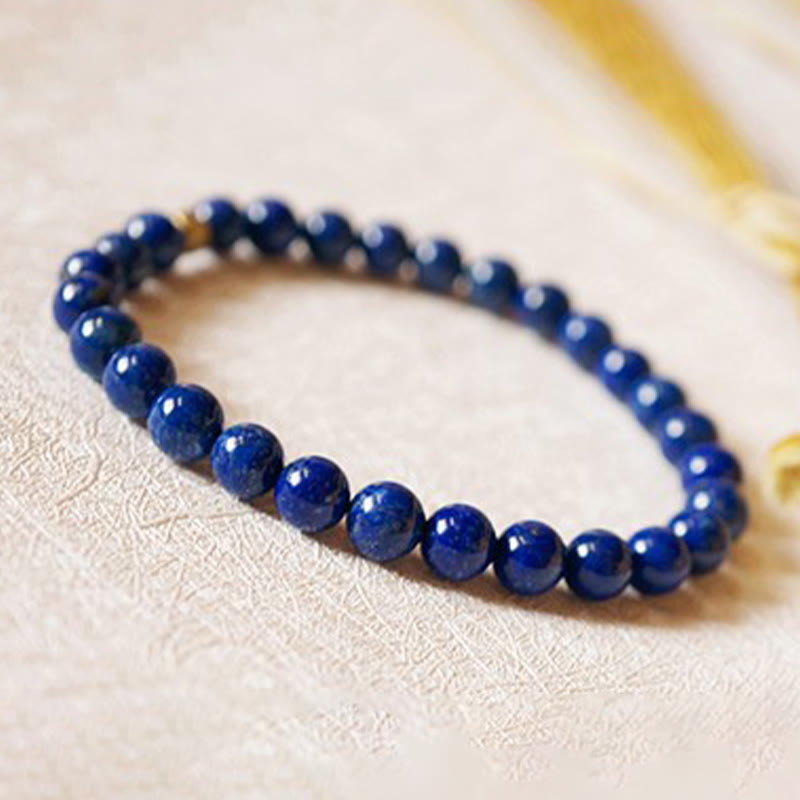 4mm Lazurite Bracelet for Self Care Practice