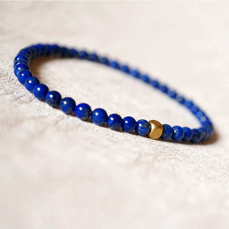 4mm Lazurite Bracelet for Self Care Practice