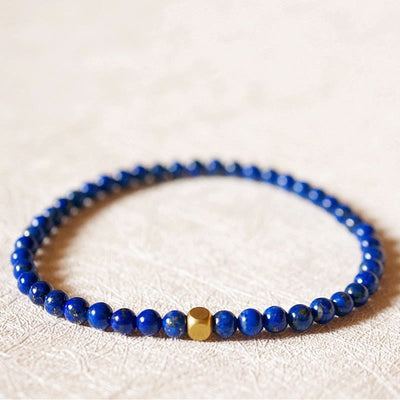 4mm Lazurite Bracelet for Self Care Practice