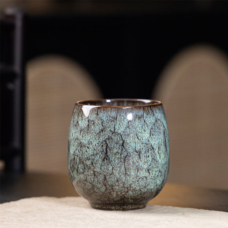 Jian Zhan Handmade Ceramic Tea Cup 150ml Traditional Tableware