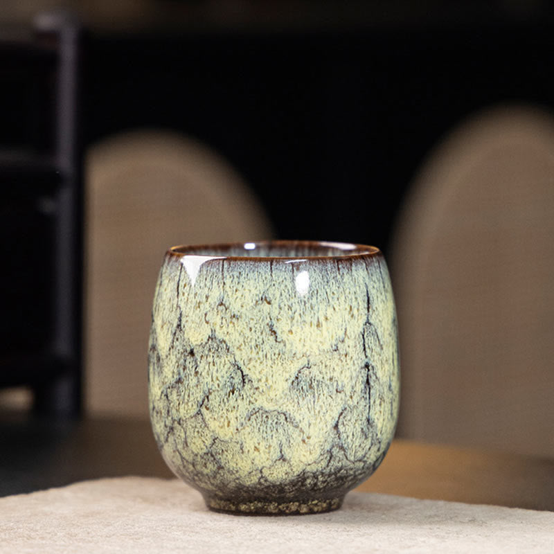 Jian Zhan Handmade Ceramic Tea Cup 150ml Traditional Tableware