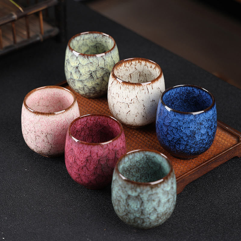 Jian Zhan Handmade Ceramic Tea Cup 150ml Traditional Tableware