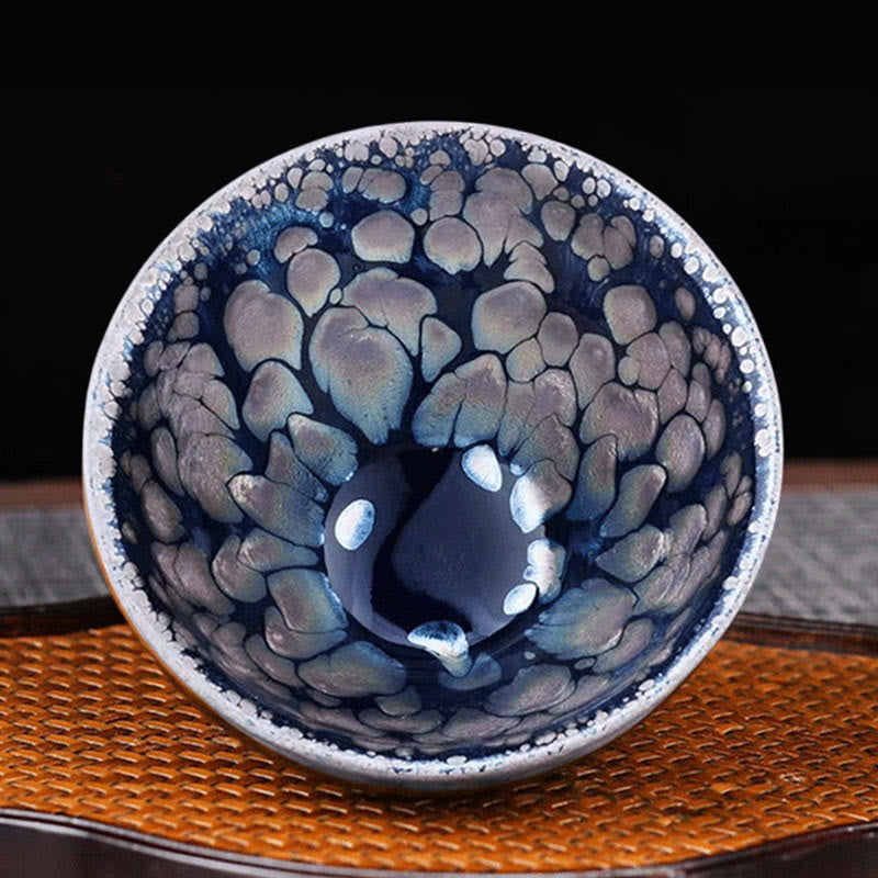 Chinese Ceramic Jian Zhan Tea Cup 150ml Handmade Tenmoku