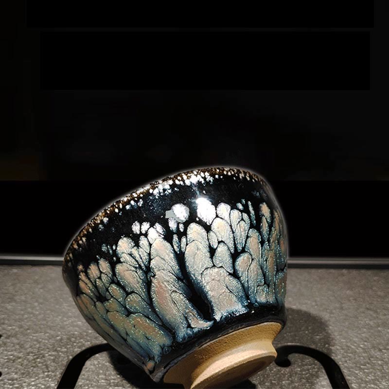 Handmade Jianzhan Blue Spot Ceramic Teacup 150ml