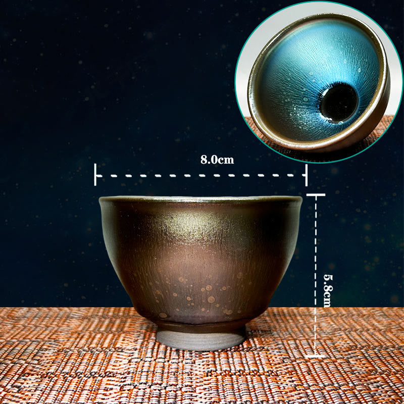 Chinese Jian Zhan Ceramic Tea Cup 150ml for Meditation