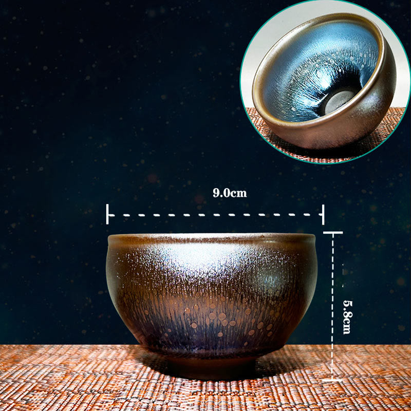 Chinese Jian Zhan Ceramic Tea Cup 150ml for Meditation