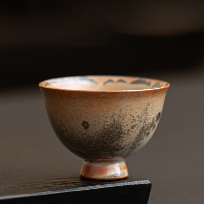 60ml Ceramic Cat Teacup for Zen Decor & Meditation