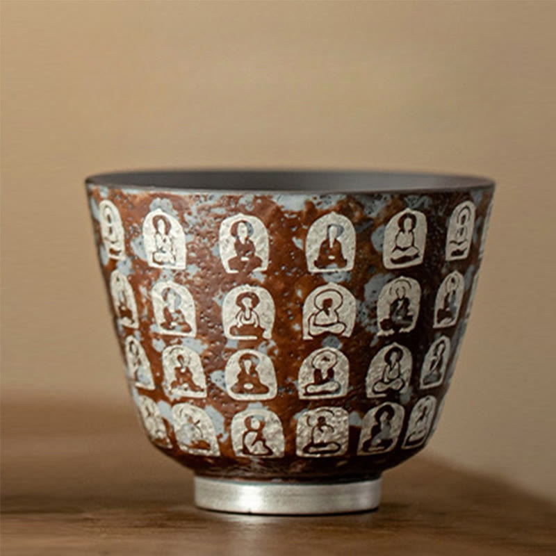 Ceramic Zen Tea Cup 100ml with Gift Box - Meditation Decor