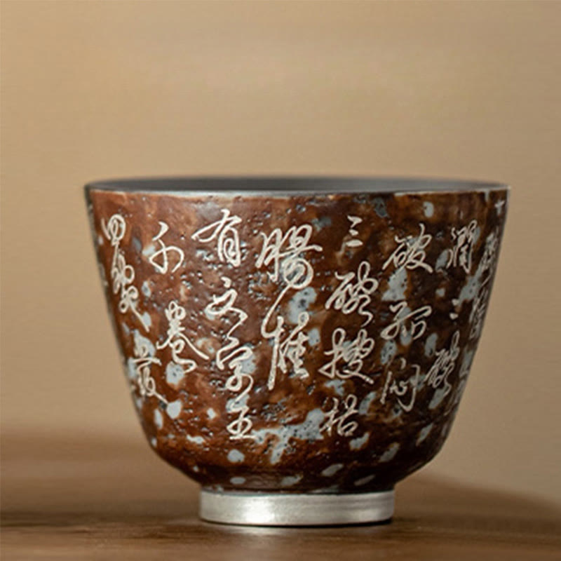 Ceramic Zen Tea Cup 100ml with Gift Box - Meditation Decor