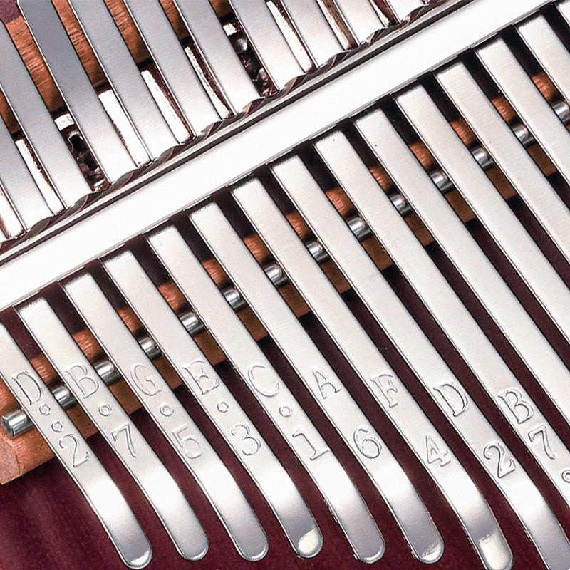 21 Keys Peltogyne Wood Kalimba Portable Thumb Piano