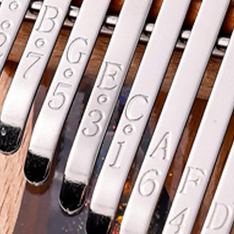 17 Key Beech Wood Kalimba Thumb Piano