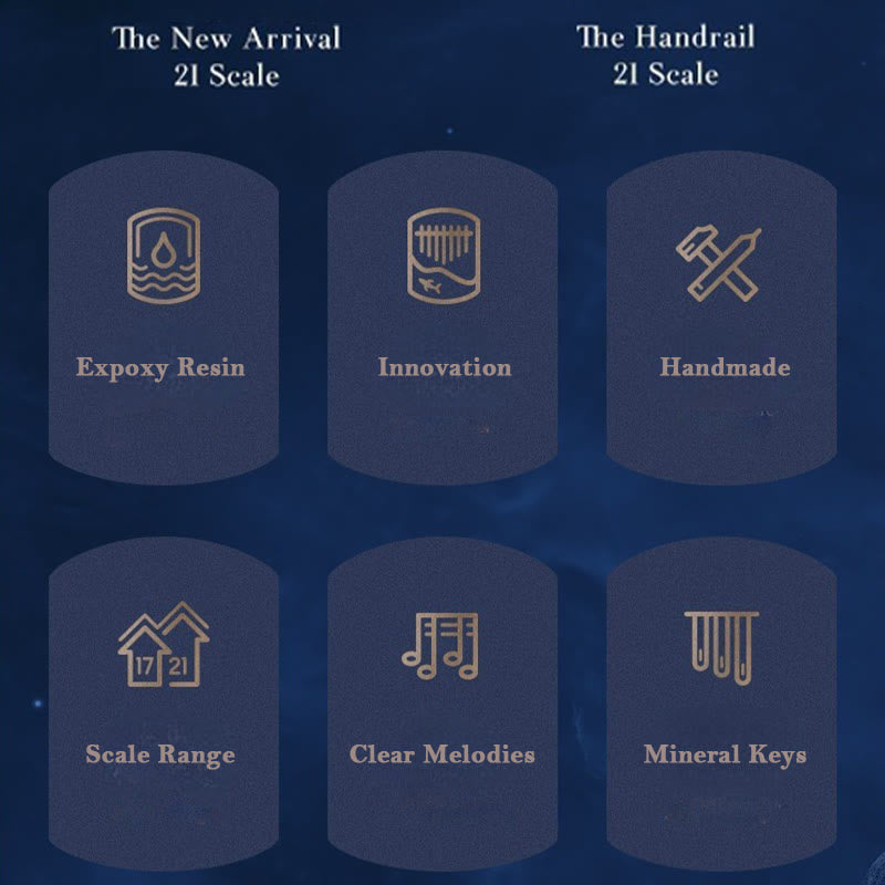 17 Key Beech Wood Kalimba Thumb Piano