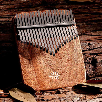 21 Keys Yellow Sandalwood Kalimba Thumb Piano for Meditation