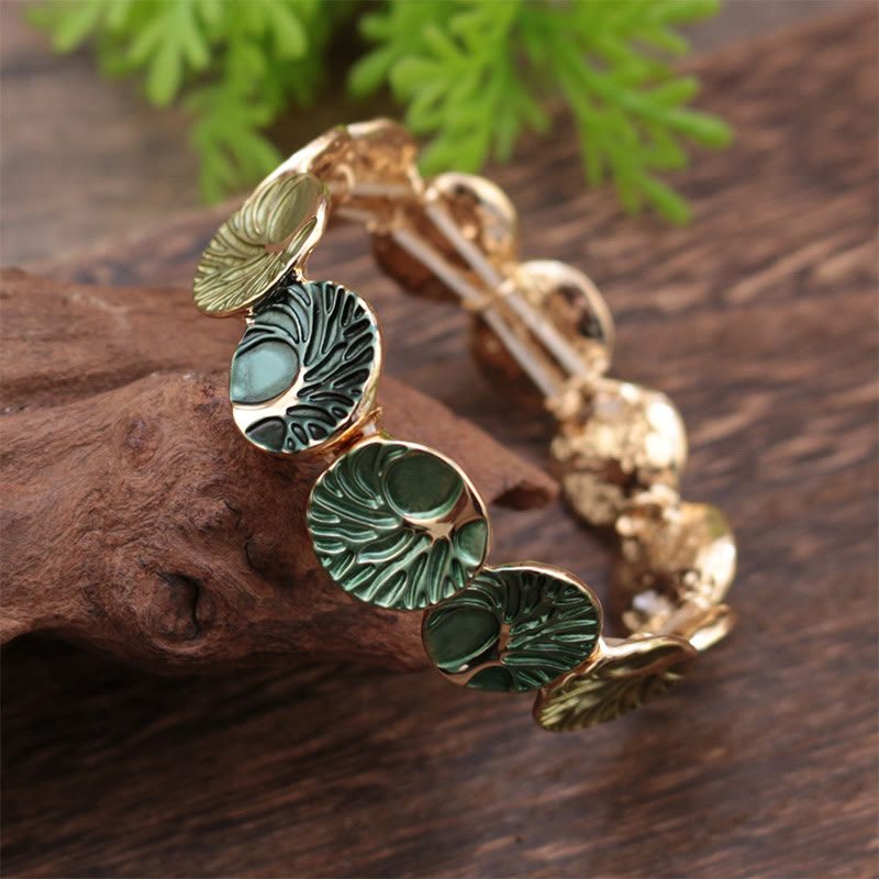 Tree of Life Enamel Alloy Bracelet - Unity and Strength