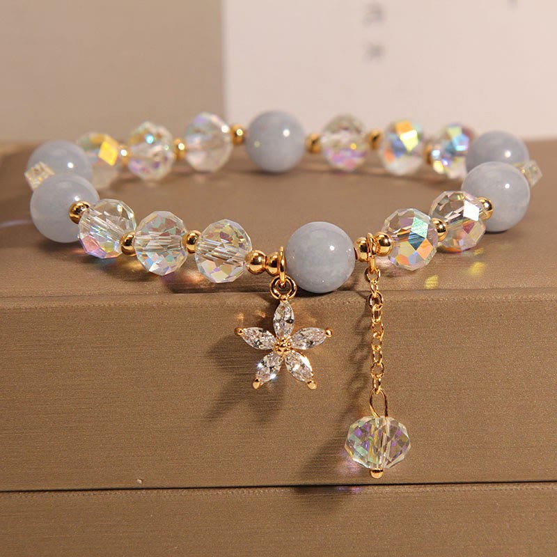 Aquamarine Bracelet Natural 14-16cm Wrist Peace Jewelry
