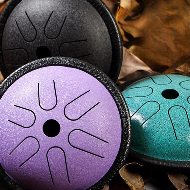 Steel Tongue Drum 6-Note Sound Healing Meditation 5.5 Inch