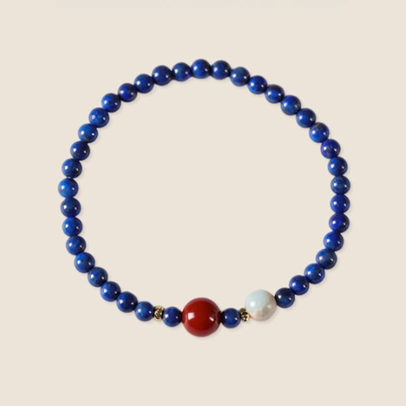 4mm Lazurite Bracelet for Meditation and Serenity