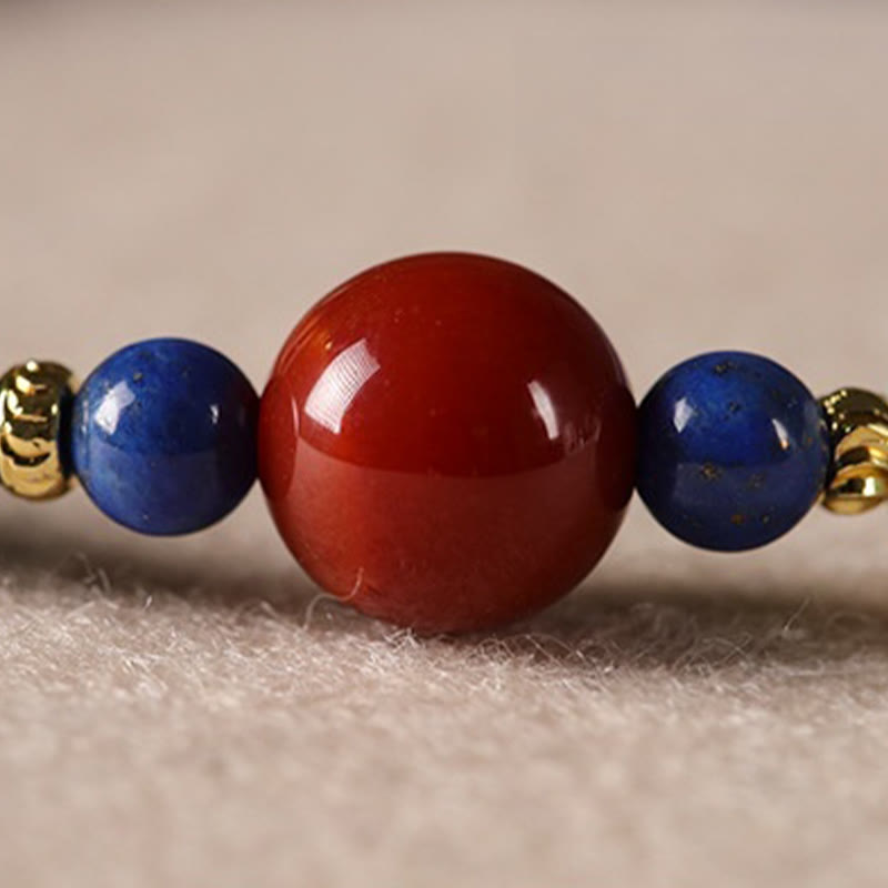 4mm Lazurite Bracelet for Meditation and Serenity