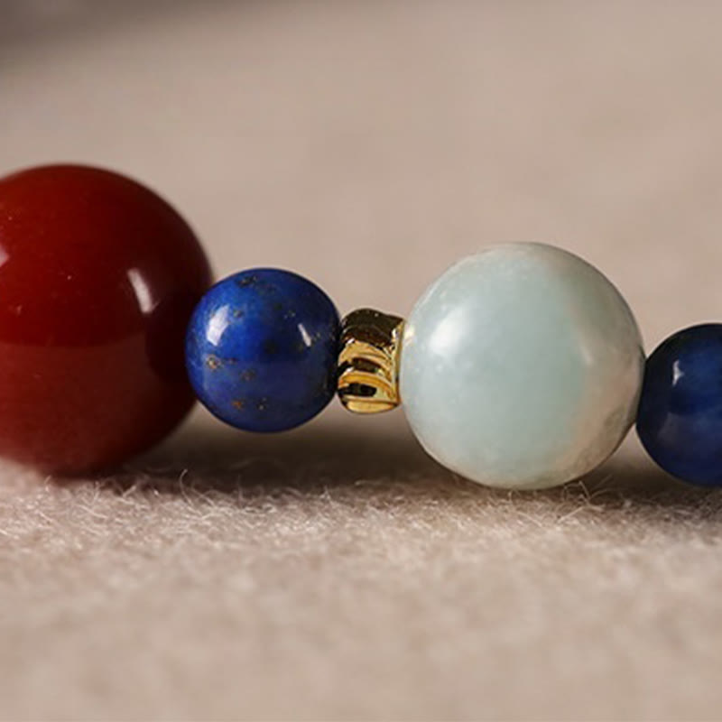 4mm Lazurite Bracelet for Meditation and Serenity