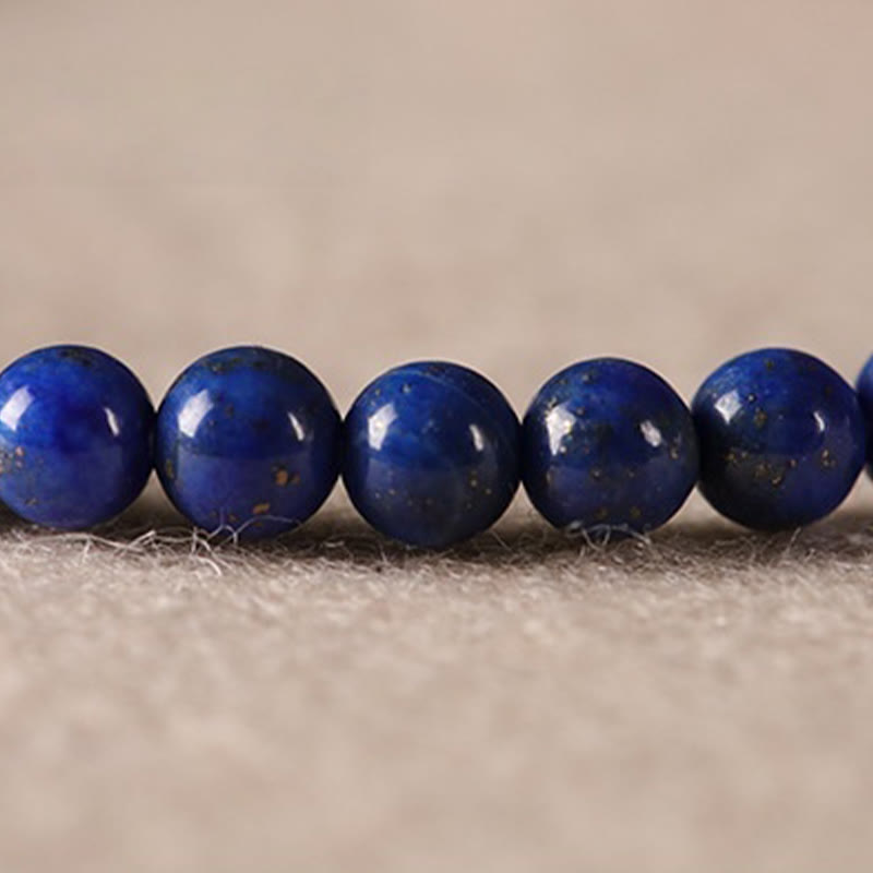 4mm Lazurite Bracelet for Meditation and Serenity