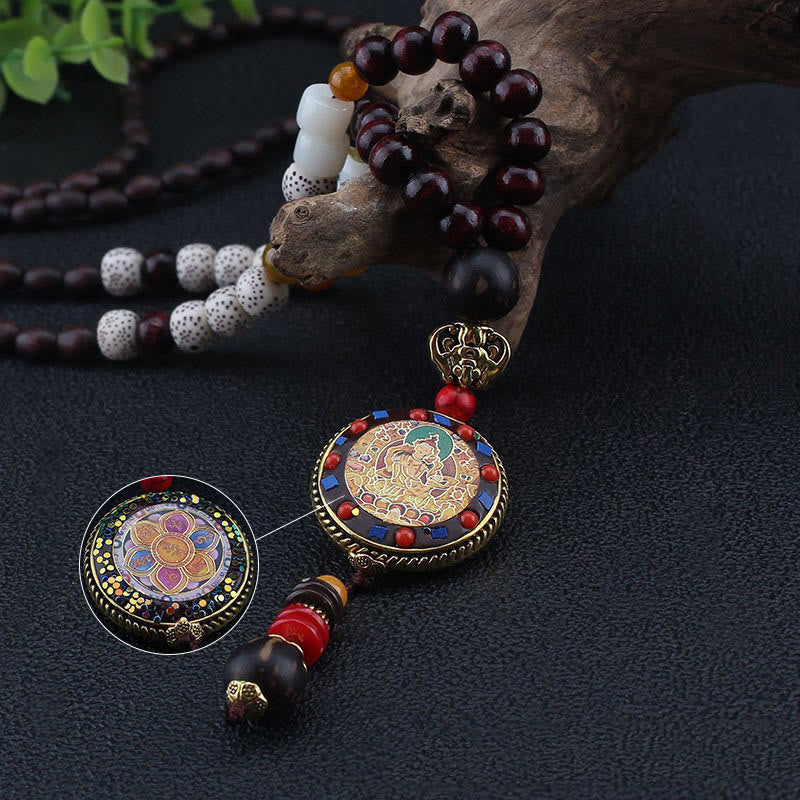 Om Mani Padme Hum Necklace | Tibetan Handmade Copper Pendant