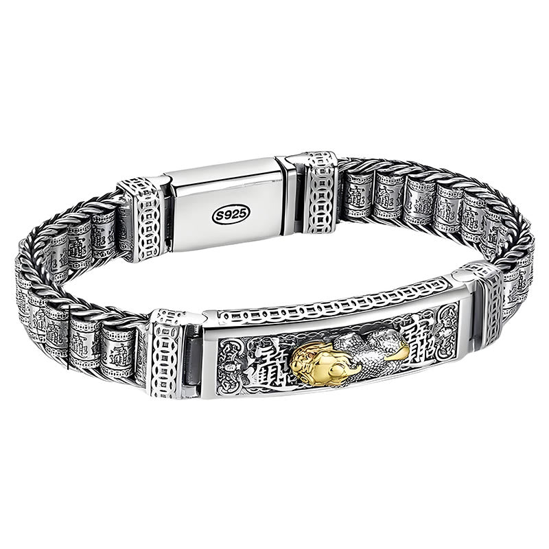 Copper Pi Xiu Prayer Wheel Pixiu Bracelet 7.1in 18cm