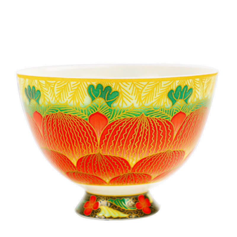 Lotus Ceramic Tea Cup 100ml Flower Design | Tableware