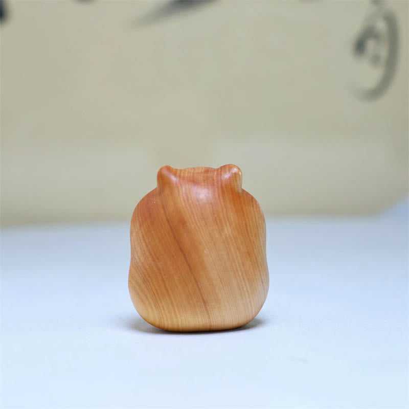 Mini Thuja Sutchuenensis Wood Animal Figurine | Optimistic Charm