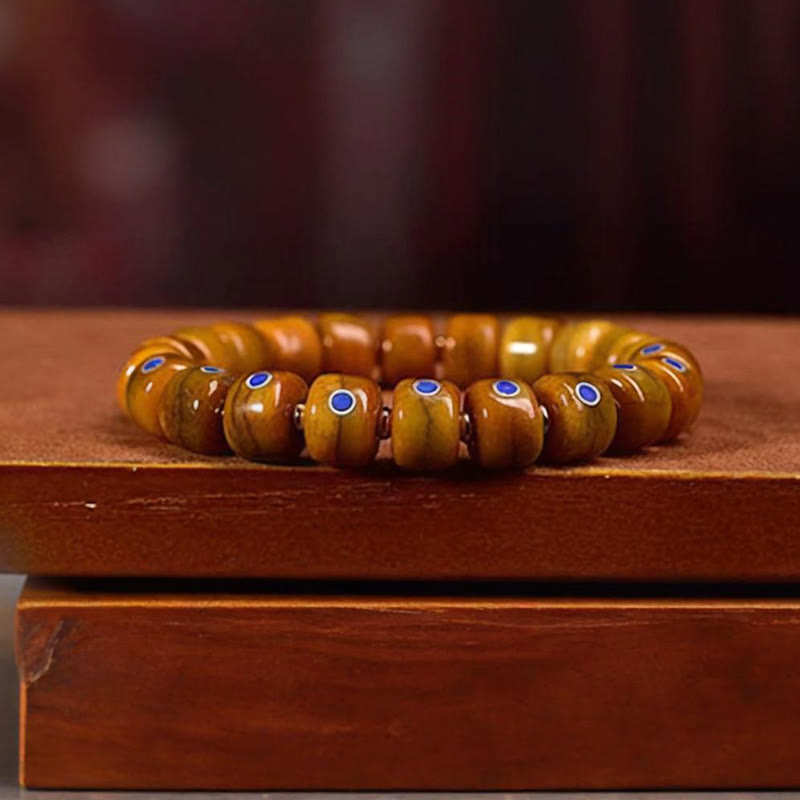 Yak Bone Lazurite Copper Balance Bracelet Unisex