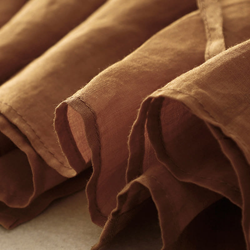 Cotton Linen Women's Spiritual Vest | Meditation Clothing