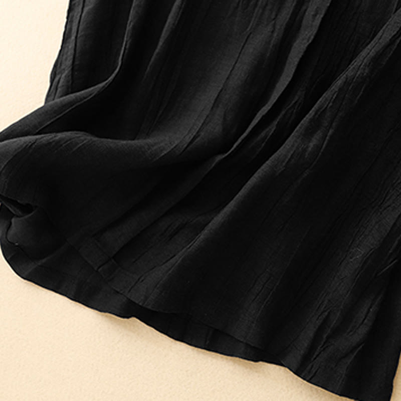 Cotton Linen V-Neck Vest | Women's Casual Yoga Top