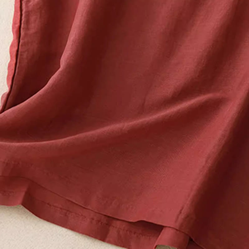 Women's Cotton Linen Vest | Boho Spiritual Clothing