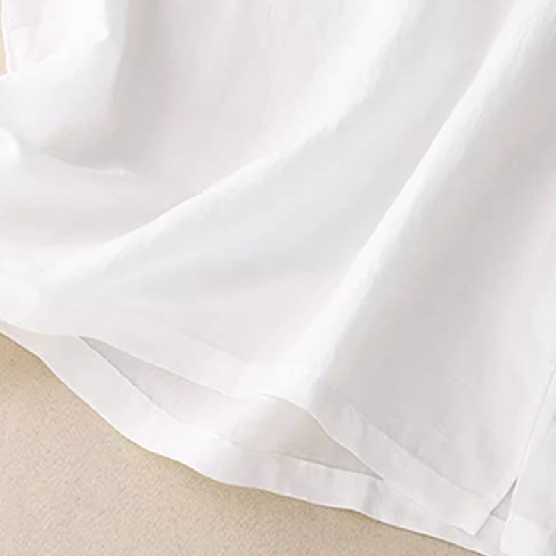 Women's Cotton Linen Vest | Boho Spiritual Clothing