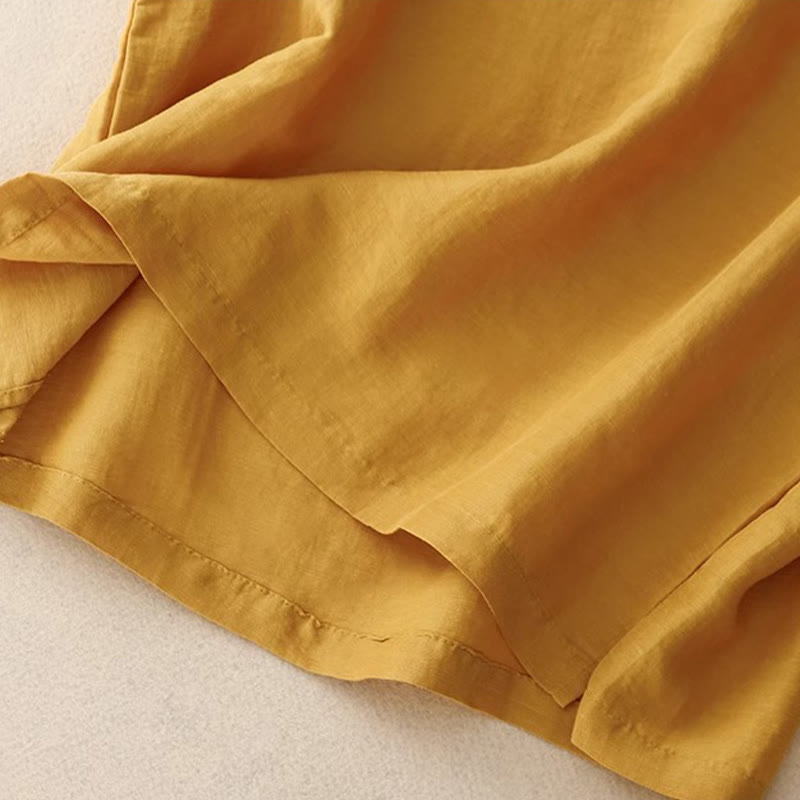 Women's Cotton Linen Vest | Boho Spiritual Clothing